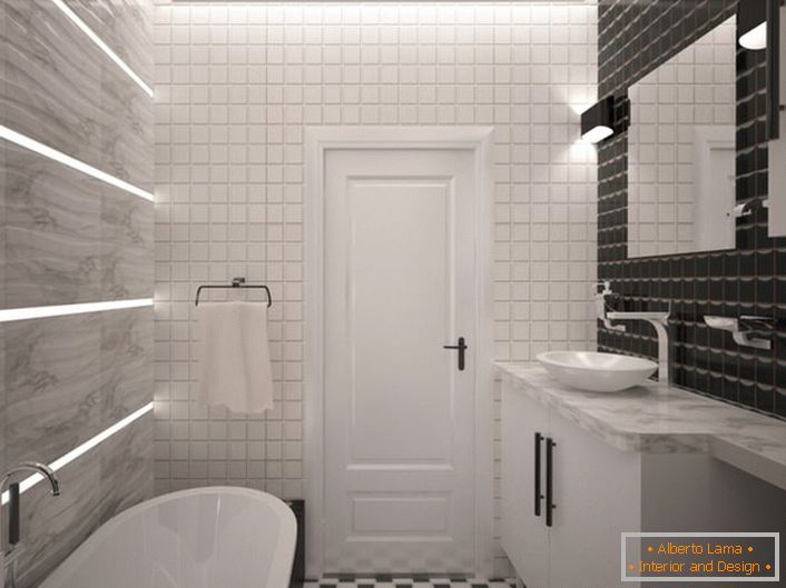 Design de uma pequena casa de banho
