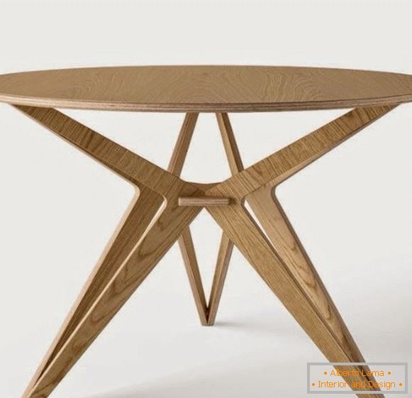 mesa de design feita de madeira compensada, foto 64