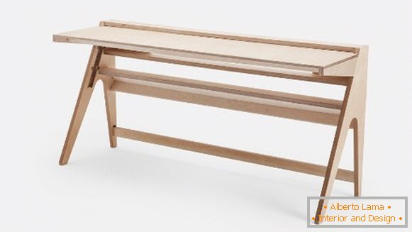 mesa de design feita de madeira compensada, foto 65