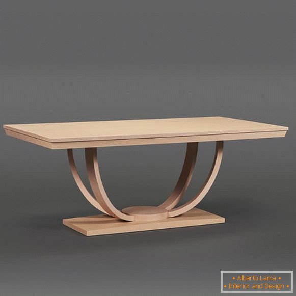 Criativa mesa de madeira compensada, foto 7