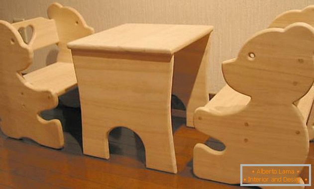 Mesa infantil de madeira própria mãos, фото 18