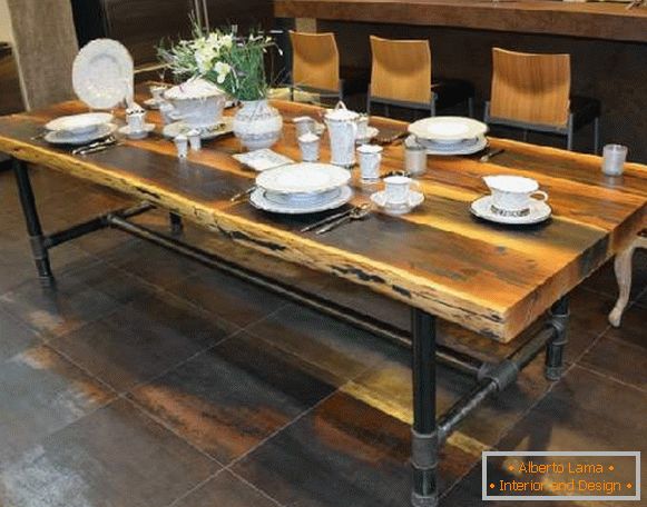 mesa dobrável em estilo loft, foto 6