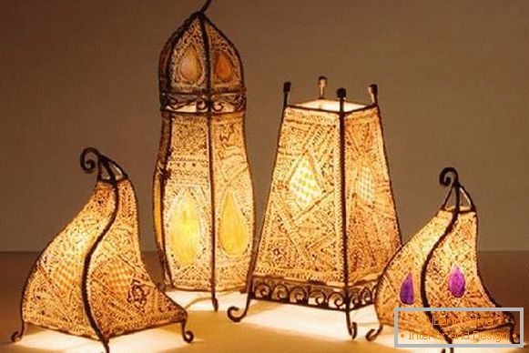 lâmpadas em foto de estilo oriental, foto 12