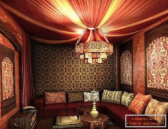 потолочные lâmpadas em estilo oriental, foto 21