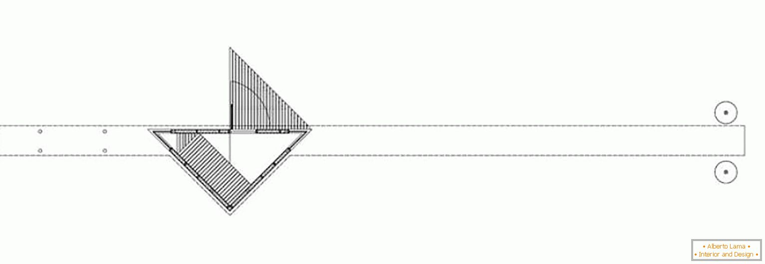 O layout do andar térreo de uma casa incrível