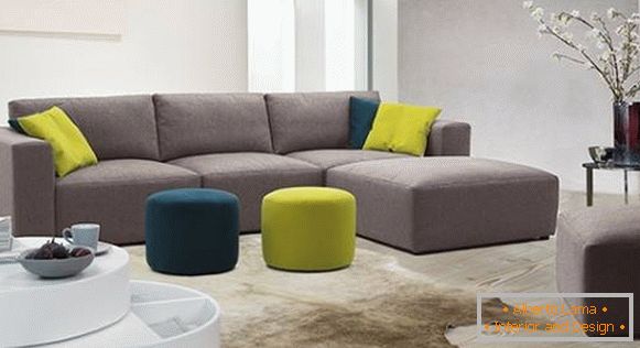Móveis estofados - sofás de canto modulares
