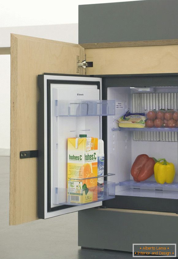 Mini-frigorífico embutido