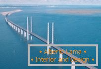 O único túnel ponte de Øresund