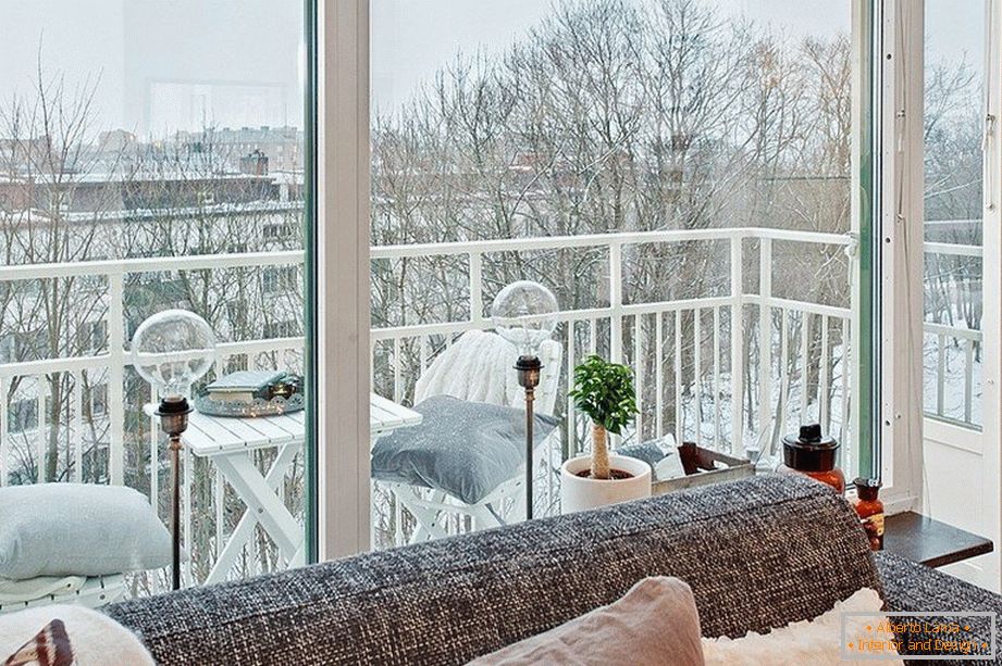 Apartamento de 29 metros quadrados com tectos altos em Gotemburgo