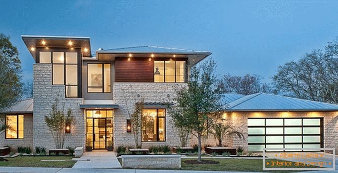 Uma casa de luxo aconchegante no Texas da Cornerstone Architects