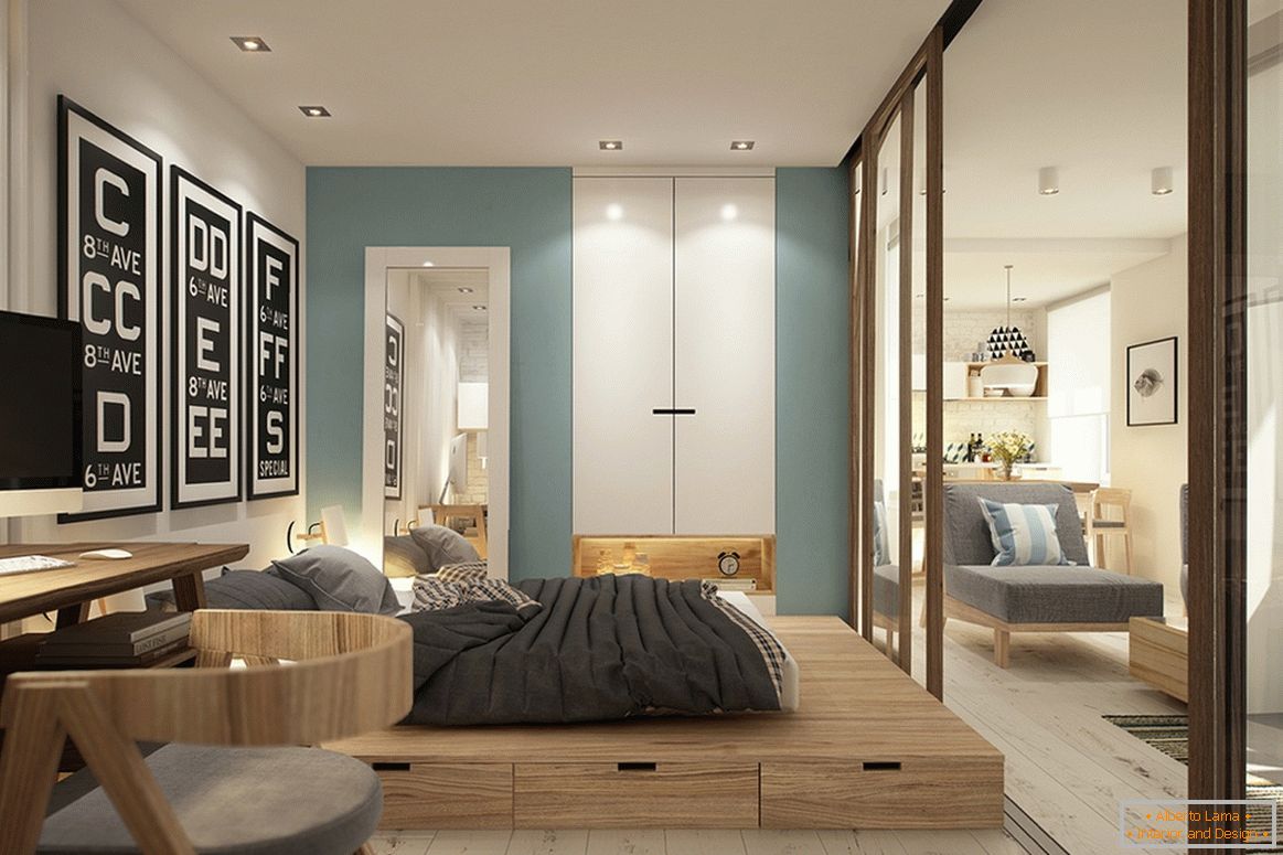 Design de um pequeno apartamento em estilo escandinavo - фото 5