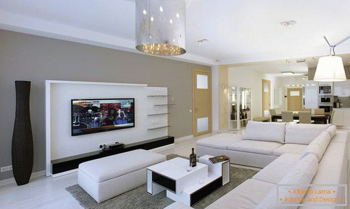 Opções de design de interiores em estilo moderno (60 ideias