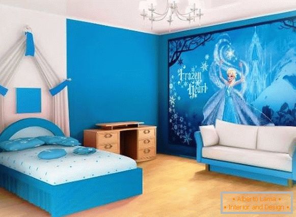 Papéis de parede Popular Girls Bedroom - Frozen