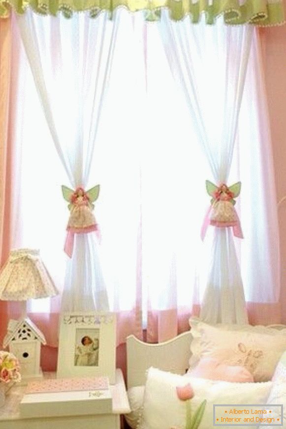 Acessórios para cortinas em anjos infantis
