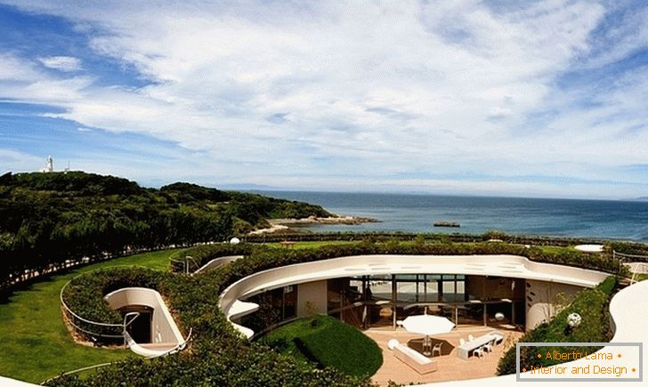 Villa na costa japonesa do estúdio francês Ciel Rouge Creation