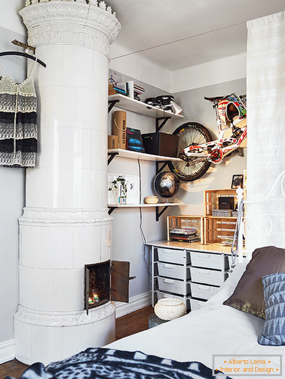 Estilo vintage em um aconchegante apartamento de dois quartos