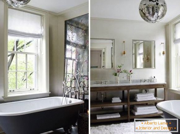 Design de interiores de uma casa privada - фото ванной