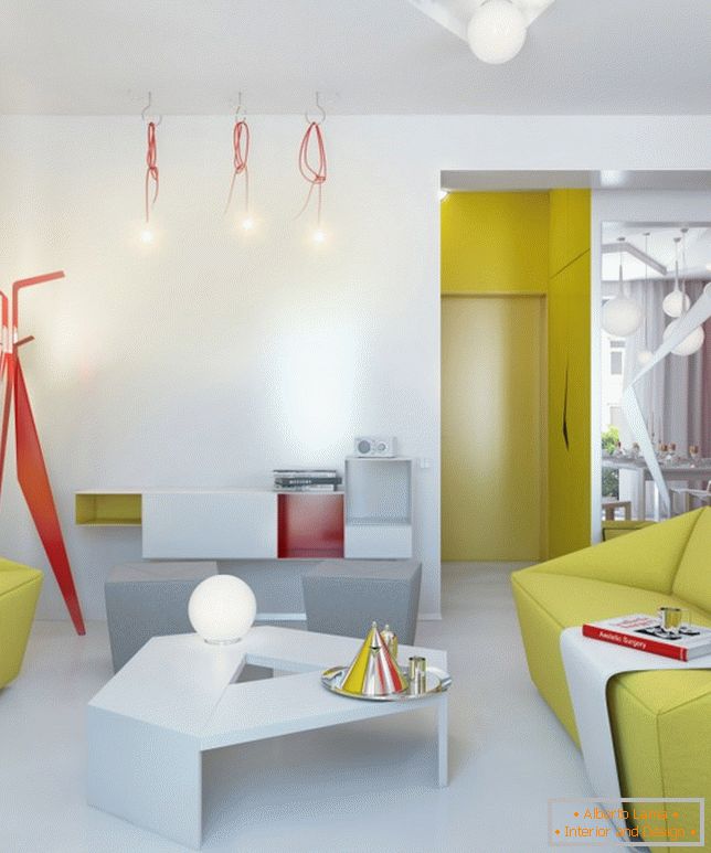 Design de interiores nos quartos do Hotel Milan