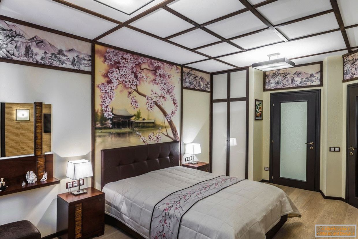Interior do quarto в японском стиле