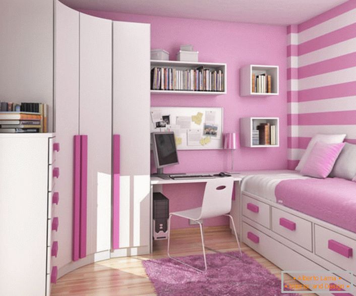 Design elegante e conciso do quarto