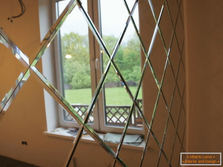 Painel de espelhos na parede - 55 fotos de ideias no